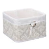 Aufbewahrungskorb In Grau/ Weiß - (B)31 X (H)20 X (T)31 Cm