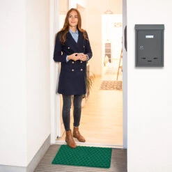 Fußmatte In Grün - (B)60 X (T)40 Cm 10 Fußmatte In Grün - (B)60 X (T)40 Cm -Dekowelt Verkauf relaxdays fussmatte in grun b 60 x t 40 cm 2