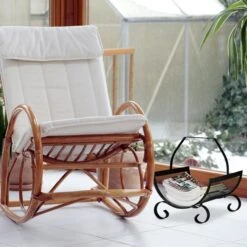 Kaminholzkorb In Schwarz - (B)33 X (H)40 X (T)38 Cm -Dekowelt Verkauf relaxdays kaminholzkorb in schwarz b 33 x h 40 x t 38 cm 4