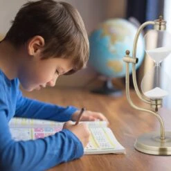 Sanduhr "30 Min" In Messing - (B)19 X (H)34 X (T)15 Cm -Dekowelt Verkauf relaxdays sanduhr 30 min in messing b 19 x h 34 x t 15 cm 2