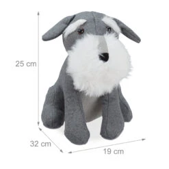 Türstopper Hund In Grau - (B)19x (H)25 X (T)32 Cm -Dekowelt Verkauf relaxdays turstopper hund in grau b 19x h 25 x t 32 cm 3
