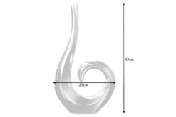 Vase WAVE In Silber - 25 X 48 X 6cm 14 Vase WAVE In Silber - 25 X 48 X 6cm -Dekowelt Verkauf riess ambiente de vase wave in silber 25 x 48 x 6cm 6