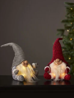 Star Trading LED-Dekofigur "Joylight" In Weiß/ Rot - (B)20 X (H)34 X (T)15 Cm -Dekowelt Verkauf star trading led dekofigur joylight in weiss rot b 20 x h 34 x t 15 cm 2