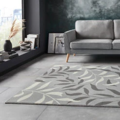 Kurzflor Teppich Liana Hellgrau/dunkelgrau/creme -Dekowelt Verkauf teppich boss kurzflor teppich liana hellgrau dunkelgrau creme 2