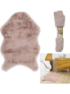 Teppich In Rosa - (L)90 X (B)60 Cm -Dekowelt Verkauf the home deco kids teppich in rosa l 90 x b 60 cm 3