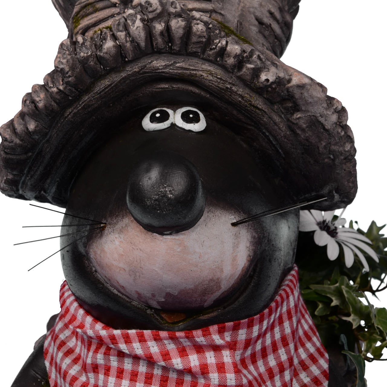 Maulwurf Mit Pflanztopf 38,5 Cm In Schwarz 2 Maulwurf Mit Pflanztopf 38,5 Cm In Schwarz - Image 2