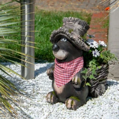 Maulwurf Mit Pflanztopf 38,5 Cm In Schwarz 5 Maulwurf Mit Pflanztopf 38,5 Cm In Schwarz -Dekowelt Verkauf unus maulwurf mit pflanztopf 38 5 cm in schwarz 2