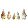 Villeroy & Boch Dekofigur-Set, Familie, 5tlg Bunny Tales In Weiß