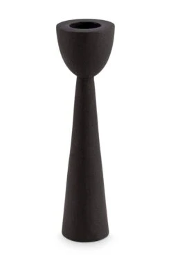 VTwonen Kerzenständer "Metal Black" In Schwarz - 16cm