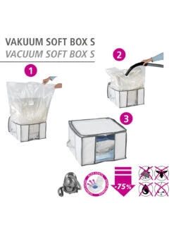 Wenko Vakuum Soft Box S In Weiß -Dekowelt Verkauf wenko vakuum soft box s in weiss 14
